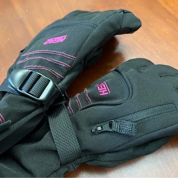 Head Ski Snow Winter Gloves Women’s Black Large winter mittens hike, ski, snow - Picture 5 of 14